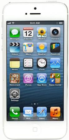 Смартфон Apple iPhone 5 64Gb White & Silver - Рыбинск
